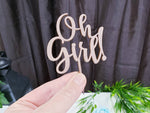 Load image into Gallery viewer, Oh Girl Cupcake Topper

