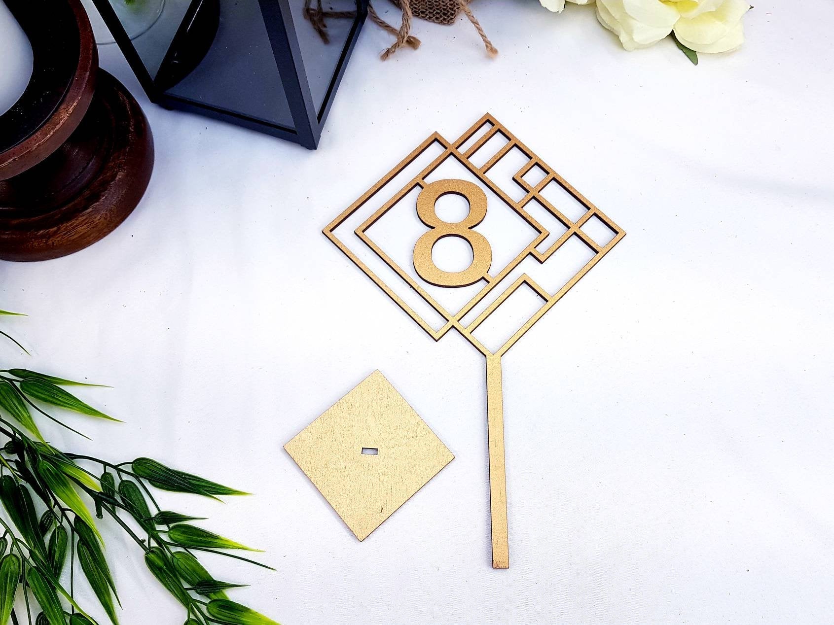 Art Deco Table Numbers