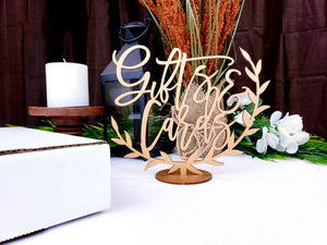 Gifts and Cards Table Sign