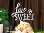 Load image into Gallery viewer, Love is Sweet Cupcake Topper
