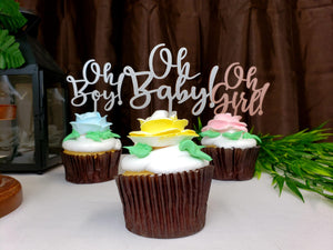 Oh Baby Cupcake Topper