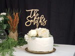Load image into Gallery viewer, The Last Name Cake Topper
