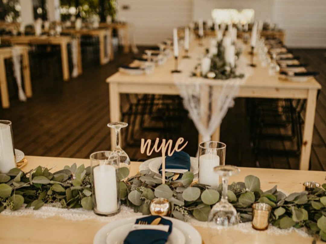 Script Table Numbers + Day-of Accessories<!-- -->