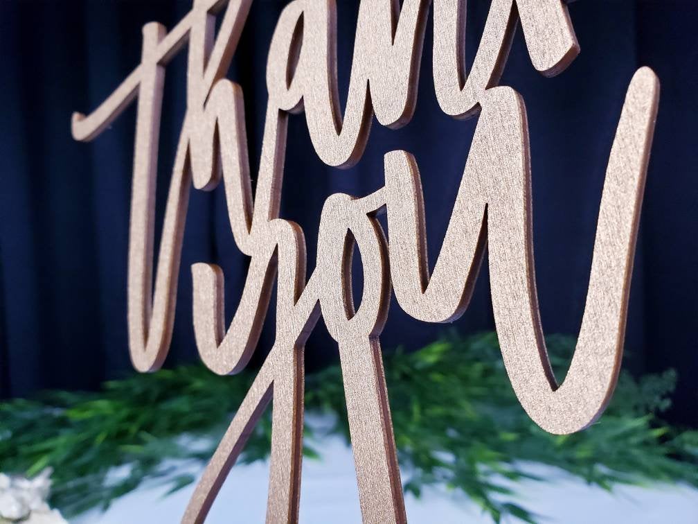Thank You Table Sign