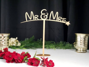 Mr & Mrs Table Sign