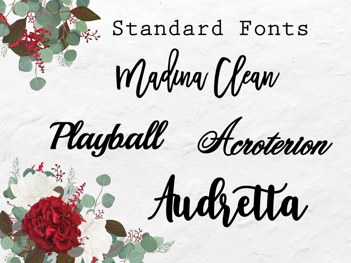 Custom Backdrop Sign – Wedding Appeal