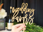 Load image into Gallery viewer, Wedding Favors Table Sign
