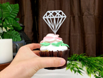 Load image into Gallery viewer, Diamond Cupcake Topper

