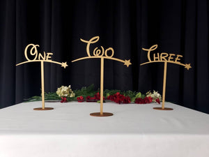 Fantasy Table Numbers