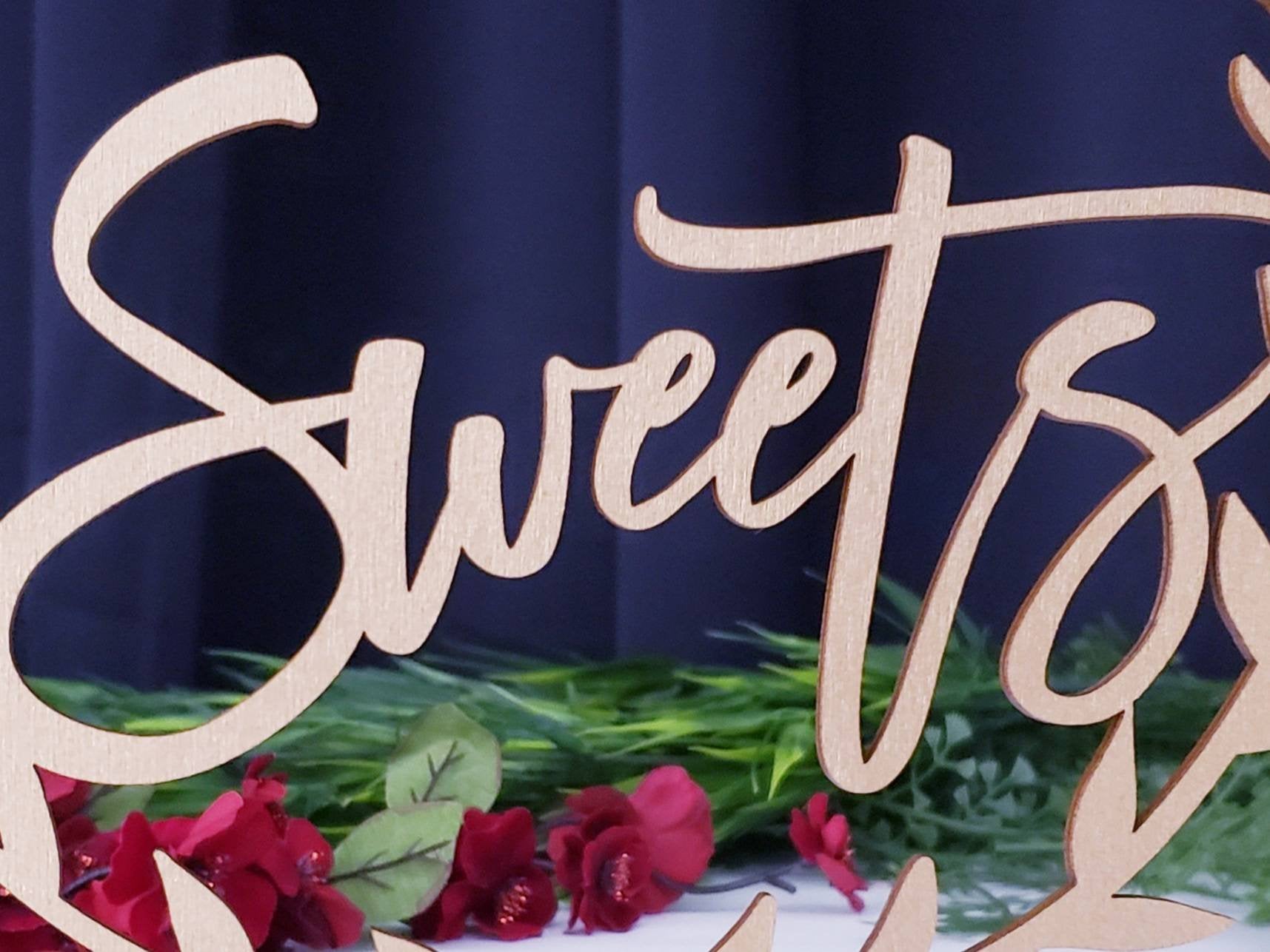 Sweets Table Sign