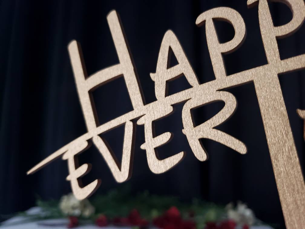 Happily Ever After Table Sign